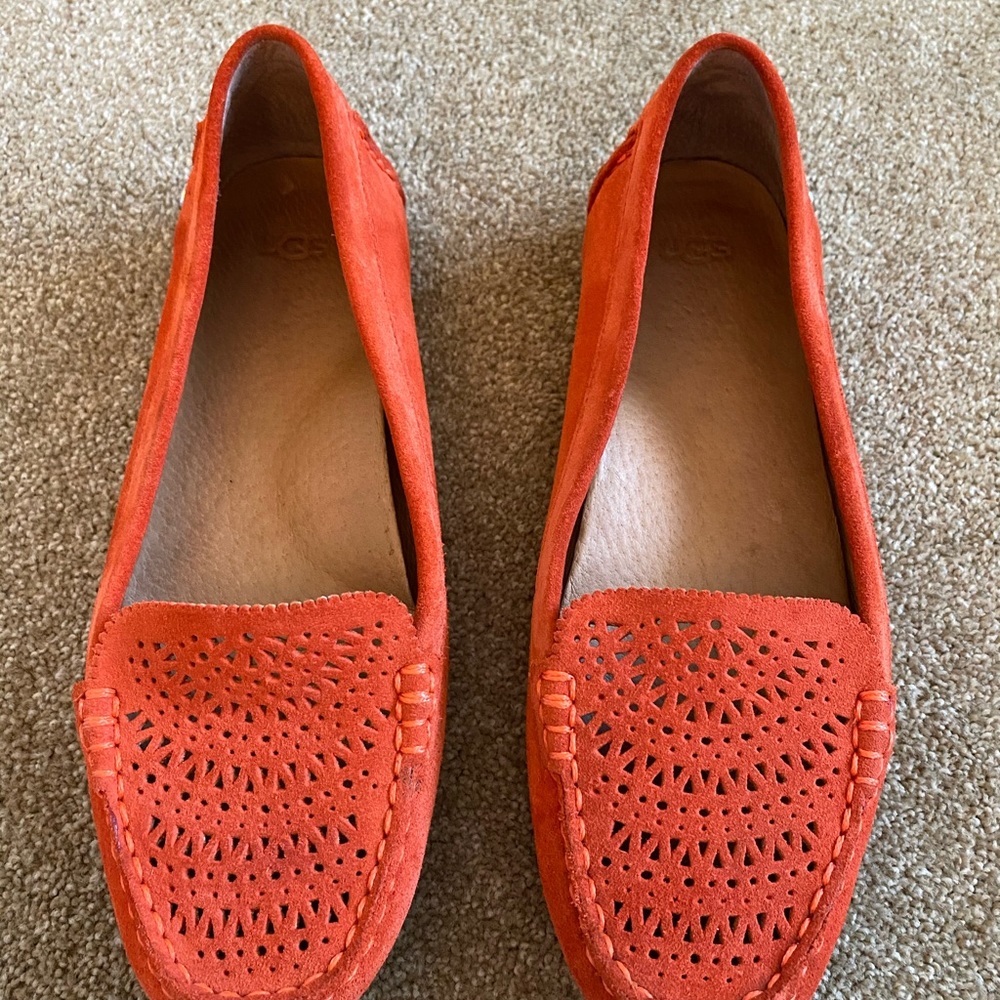 Ugg Suede Flats Orange
